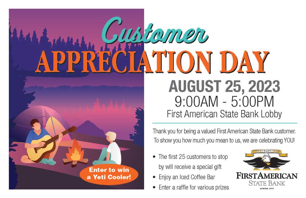 Customer Appreciation Day Held on August 25