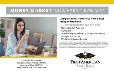 MONEY MARKET NOW EARN 4.07% APY*