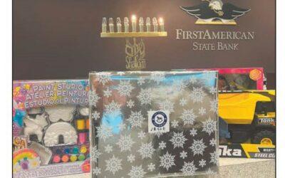 The Village Toy Drive is Project of First American State Bank
