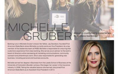 See our very own, Michelle Gruber, Vice President featured in Colorado Expressions Magazine