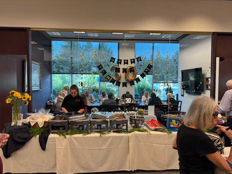 Thank You for Joining Us for Our 30th Anniversary Party