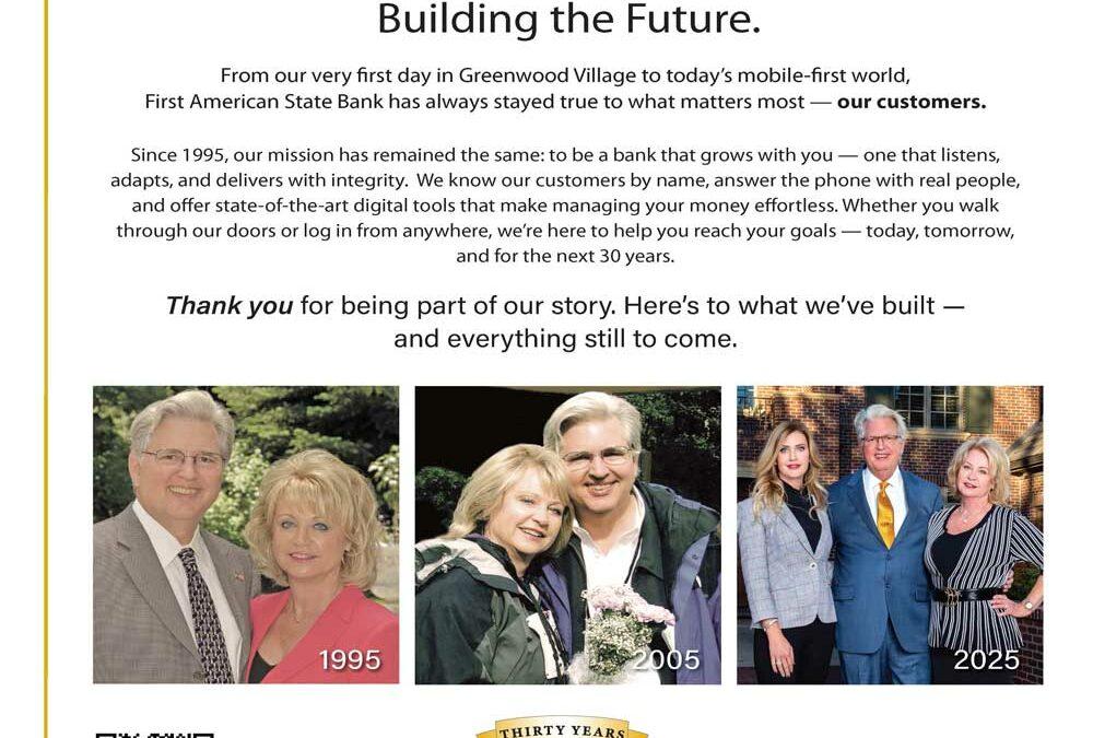 30 YEAR ANNIVERSARY 1995 – 2025