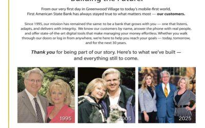 30 YEAR ANNIVERSARY 1995 – 2025