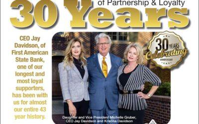 30 Years of Partnership & Loyalty